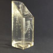 Старинная стеклянная карандашница 