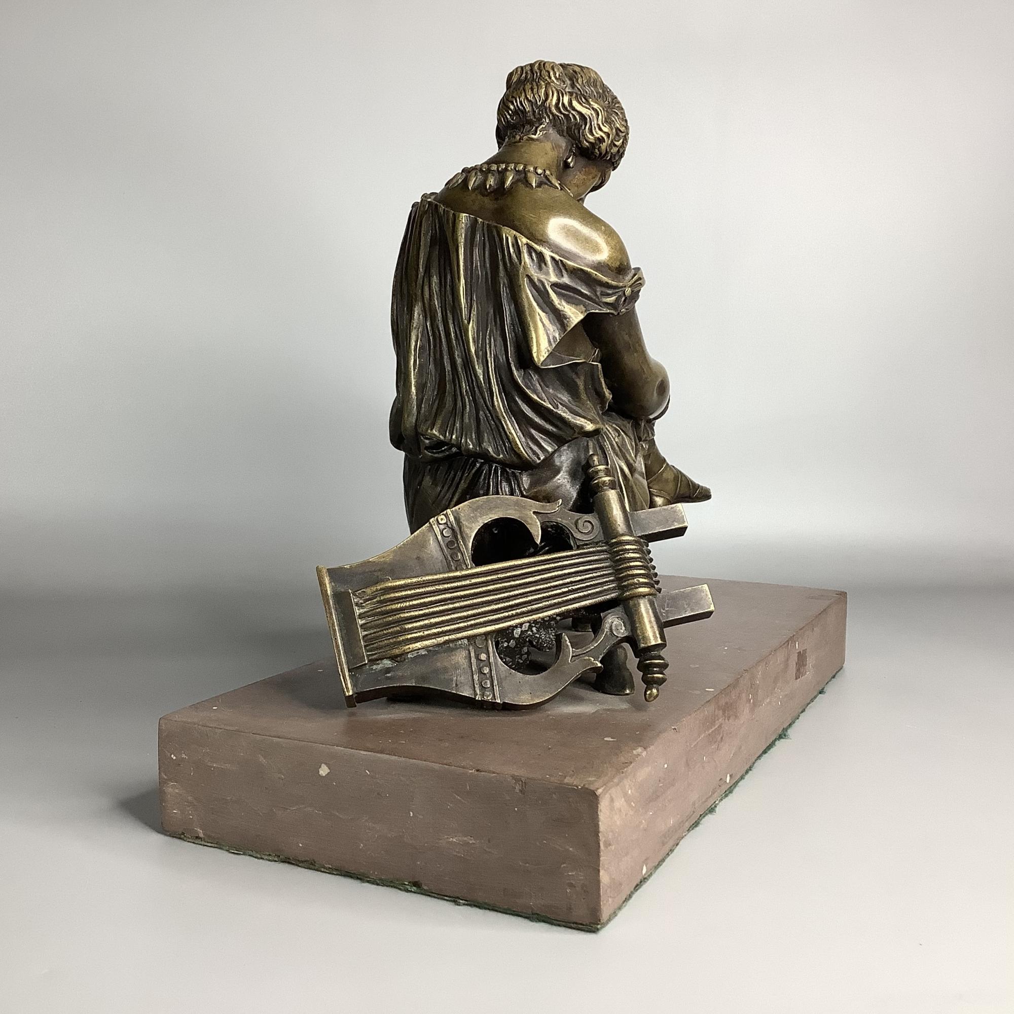 Скульптура кабинетная Сапфо бронза 